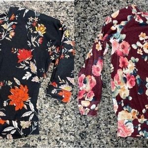 2 Handmade Boutique Oversized Toddler girl’s tops, 3T